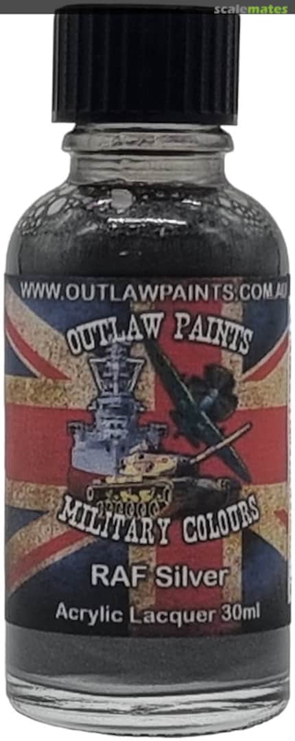 Boxart British Military Colour - RAF Silver OP102MIL Outlaw Paints Boxart British Military Colour - RAF Silver OP102MIL Outlaw Paints