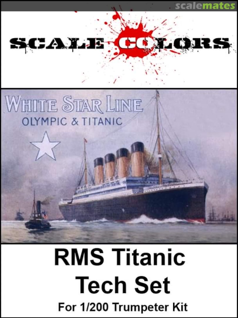 Boxart RMS Titanic Tech Set SC997 Scale Colors Boxart RMS Titanic Tech Set SC997 Scale Colors