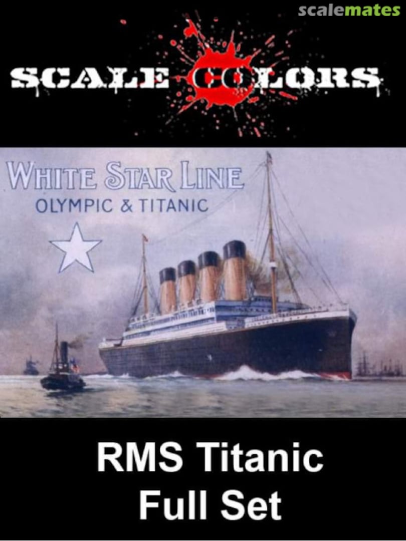 Boxart RMS Titanic Full Set – 1/200 Scale SC998 Scale Colors Boxart RMS Titanic Full Set – 1/200 Scale SC998 Scale Colors