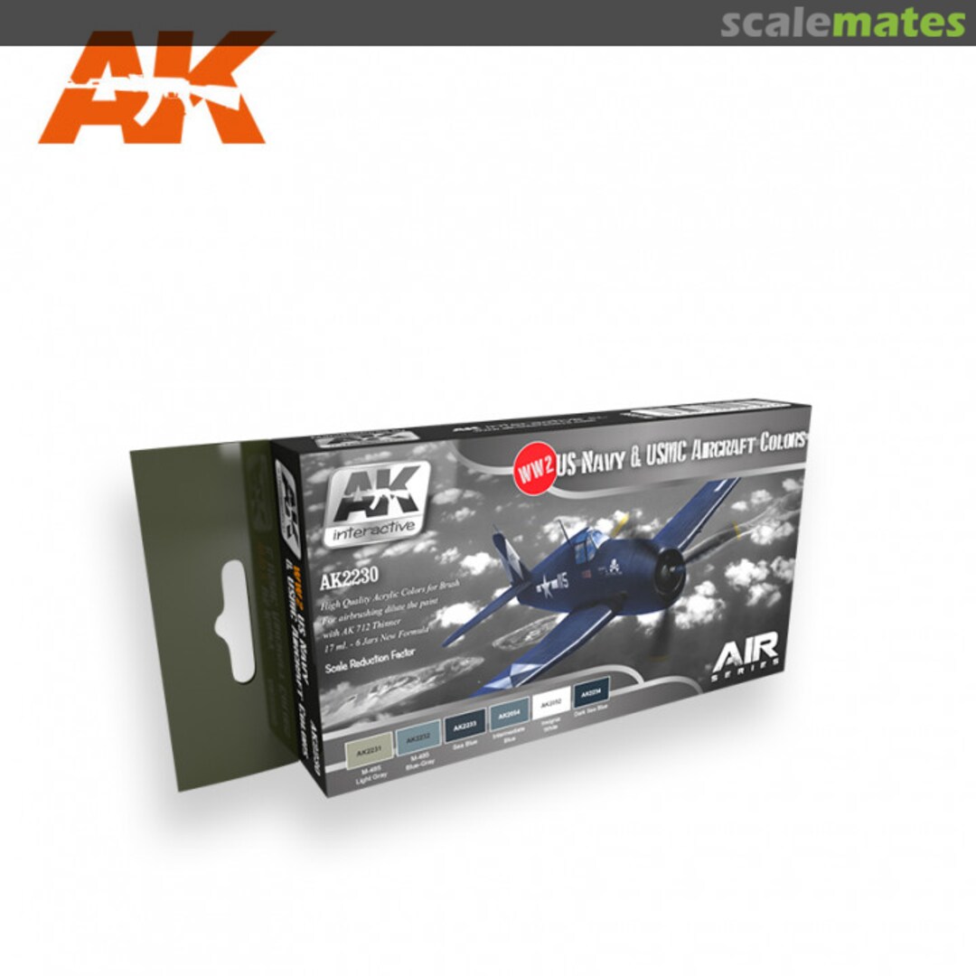 Boxart WW2 US Navy & USMC Aircraft Colours AK 2230 AK Interactive Air Series