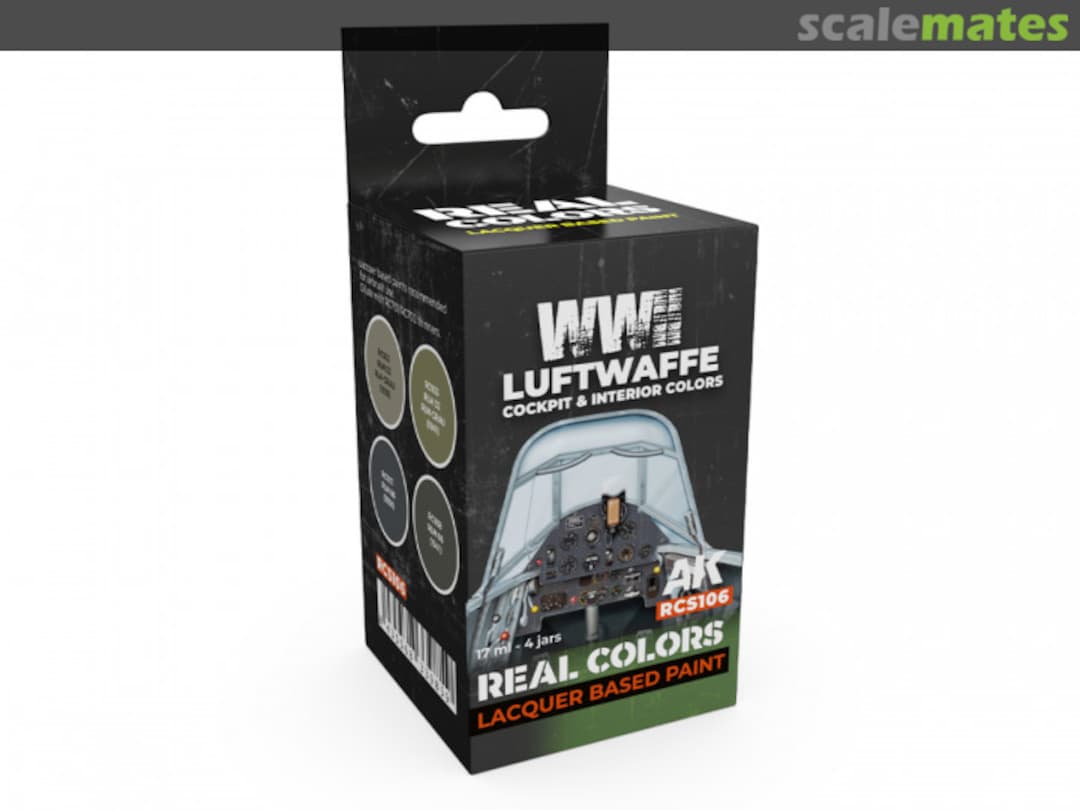 Boxart WWII Luftwaffe cockpit & interior colors  AK Real Colors