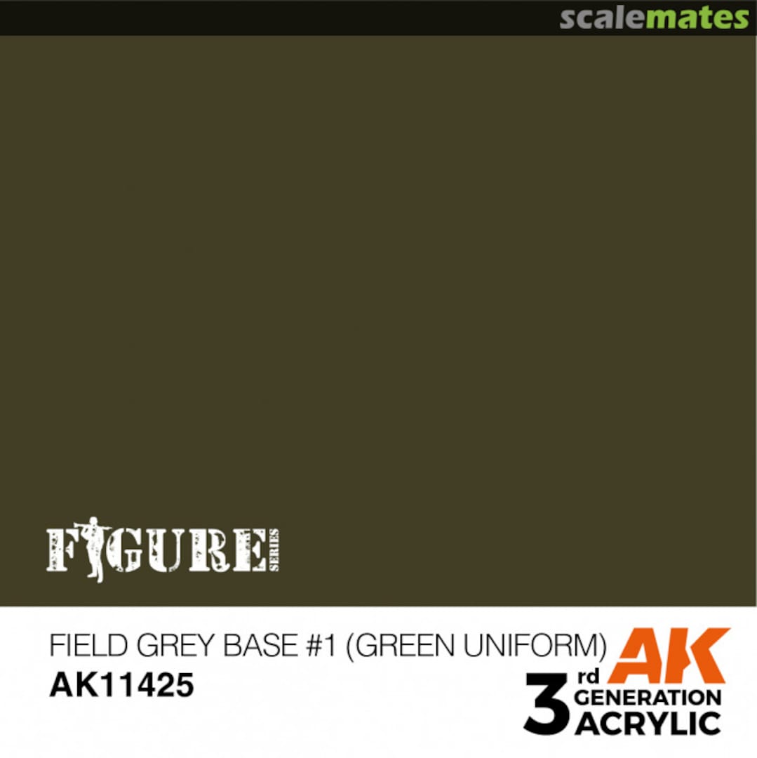 Boxart Field Grey Base #1 (Green Uniform) AK 3rd Generation - Figure Boxart Field Grey Base #1 (Green Uniform) AK 3rd Generation - Figure