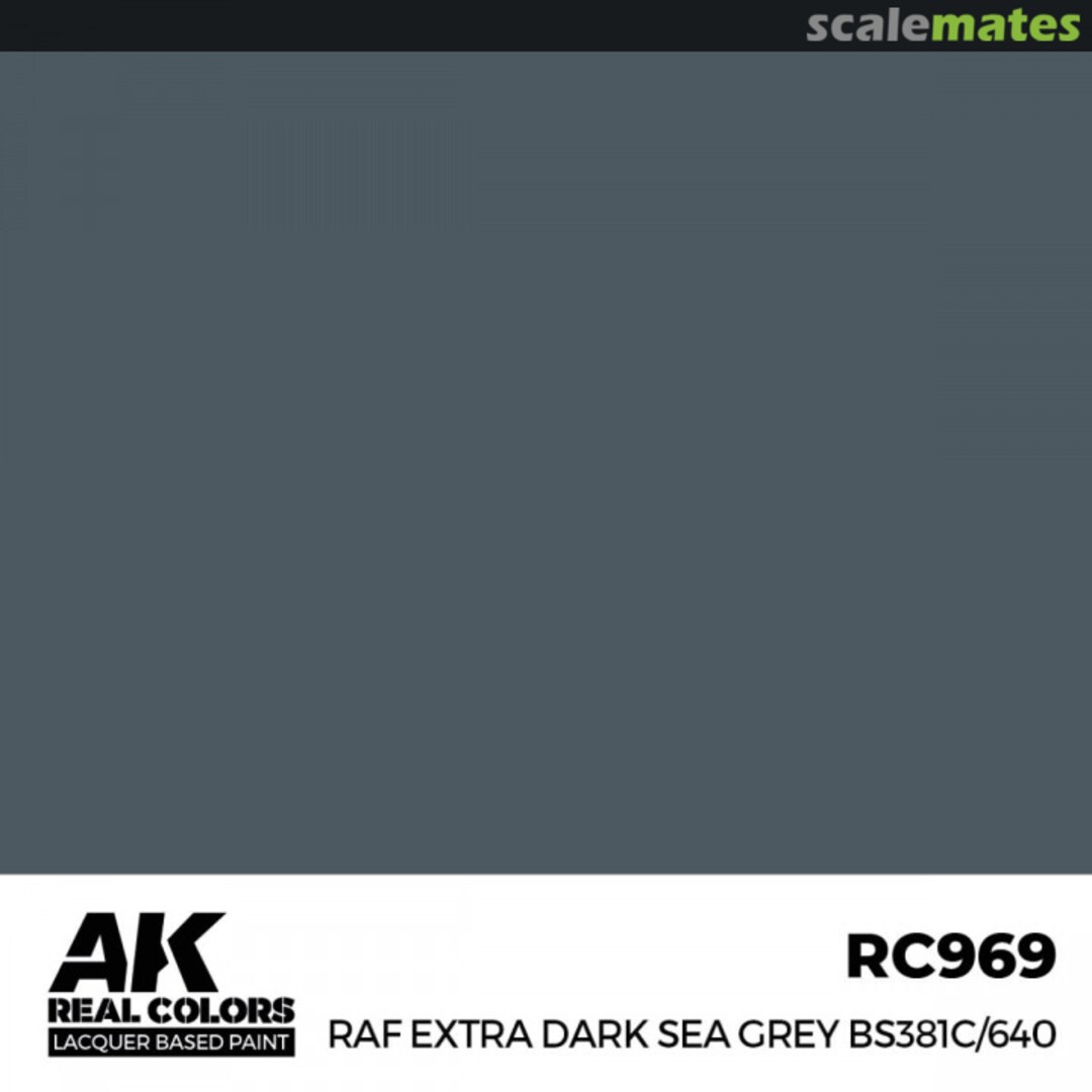 Boxart RAF Extra Dark Sea Grey BS381C/640 AK Real Colors Boxart RAF Extra Dark Sea Grey BS381C/640 AK Real Colors