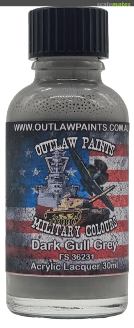 Boxart US Military Colour - Dark Gull Grey FS36231 OP024MIL Outlaw Paints Boxart US Military Colour - Dark Gull Grey FS36231 OP024MIL Outlaw Paints