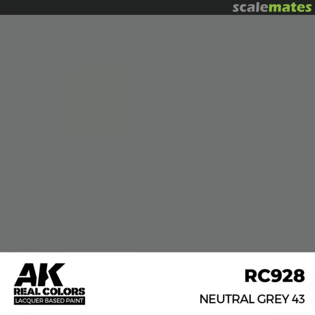 Boxart Neutral Grey 43 AK Real Colors Boxart Neutral Grey 43 AK Real Colors