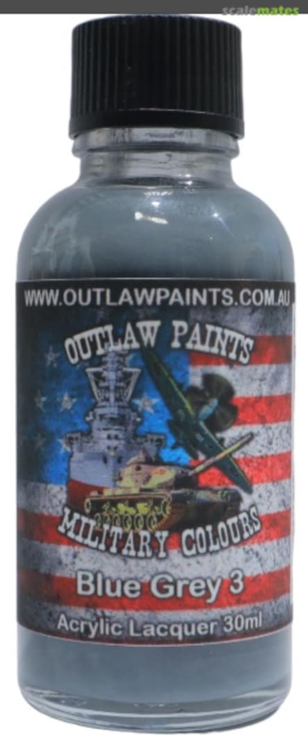 Boxart US Military Colour - Blue Grey 3 OP028MIL Outlaw Paints Boxart US Military Colour - Blue Grey 3 OP028MIL Outlaw Paints