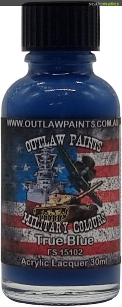 Boxart US Military Colour - True Blue FS15102 OP031MIL Outlaw Paints Boxart US Military Colour - True Blue FS15102 OP031MIL Outlaw Paints