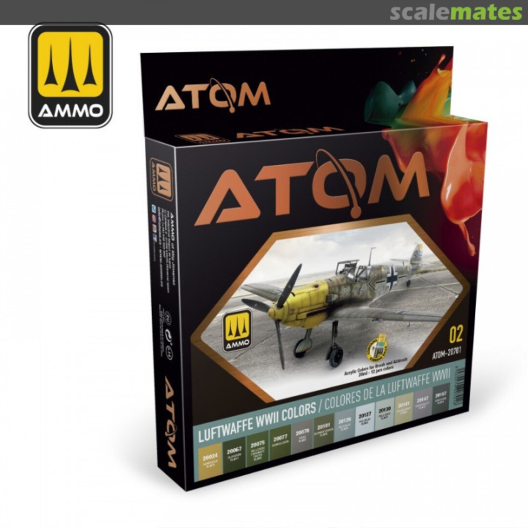 Boxart Luftwaffe WWII Colors Set  ATOM