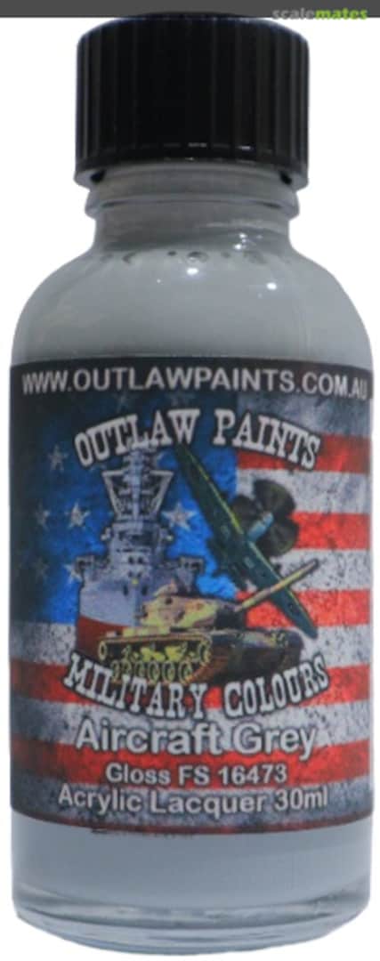 Boxart US Military Colour - Aircraft Grey FS16473 OP035MIL Outlaw Paints Boxart US Military Colour - Aircraft Grey FS16473 OP035MIL Outlaw Paints