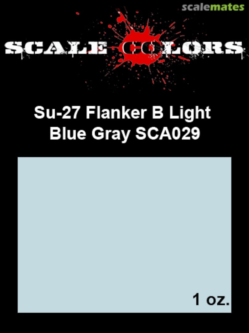 Boxart Su-27 Flanker B Light Blue Gray SCA029 Scale Colors Boxart Su-27 Flanker B Light Blue Gray SCA029 Scale Colors