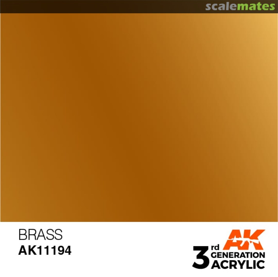 Boxart Brass - Metallic AK 3rd Generation Boxart Brass - Metallic AK 3rd Generation