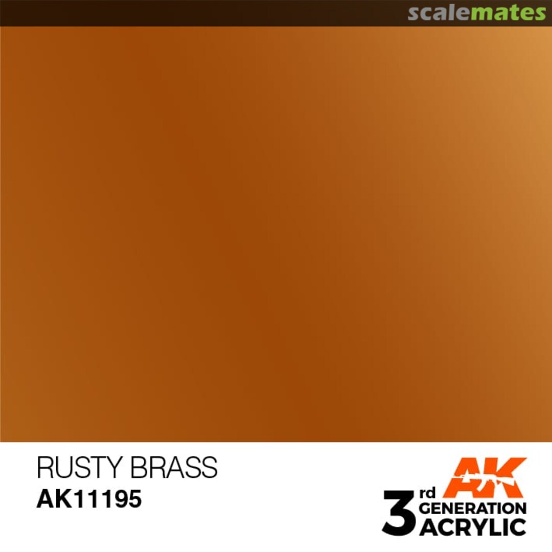Boxart Rusty Brass - Metallic  AK 3rd Generation