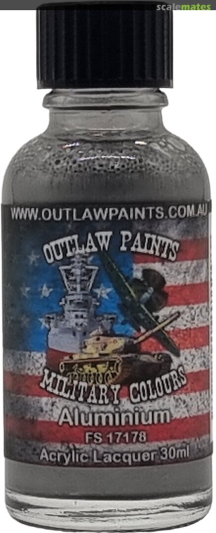 Boxart US Military Colour - Aluminium FS17178 OP041MIL Outlaw Paints Boxart US Military Colour - Aluminium FS17178 OP041MIL Outlaw Paints