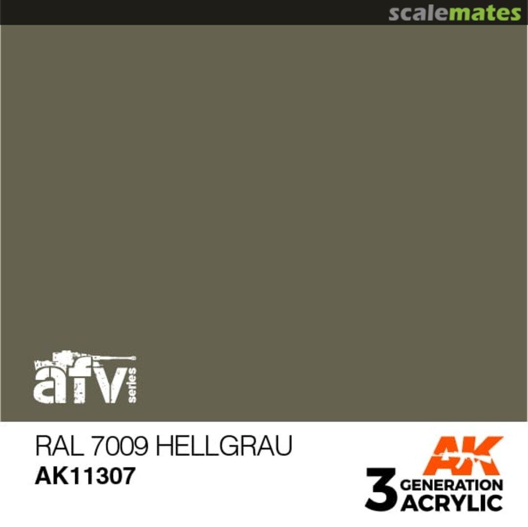 Boxart RAL 7009 Hellgrau AK 3rd Generation - AFV Boxart RAL 7009 Hellgrau AK 3rd Generation - AFV