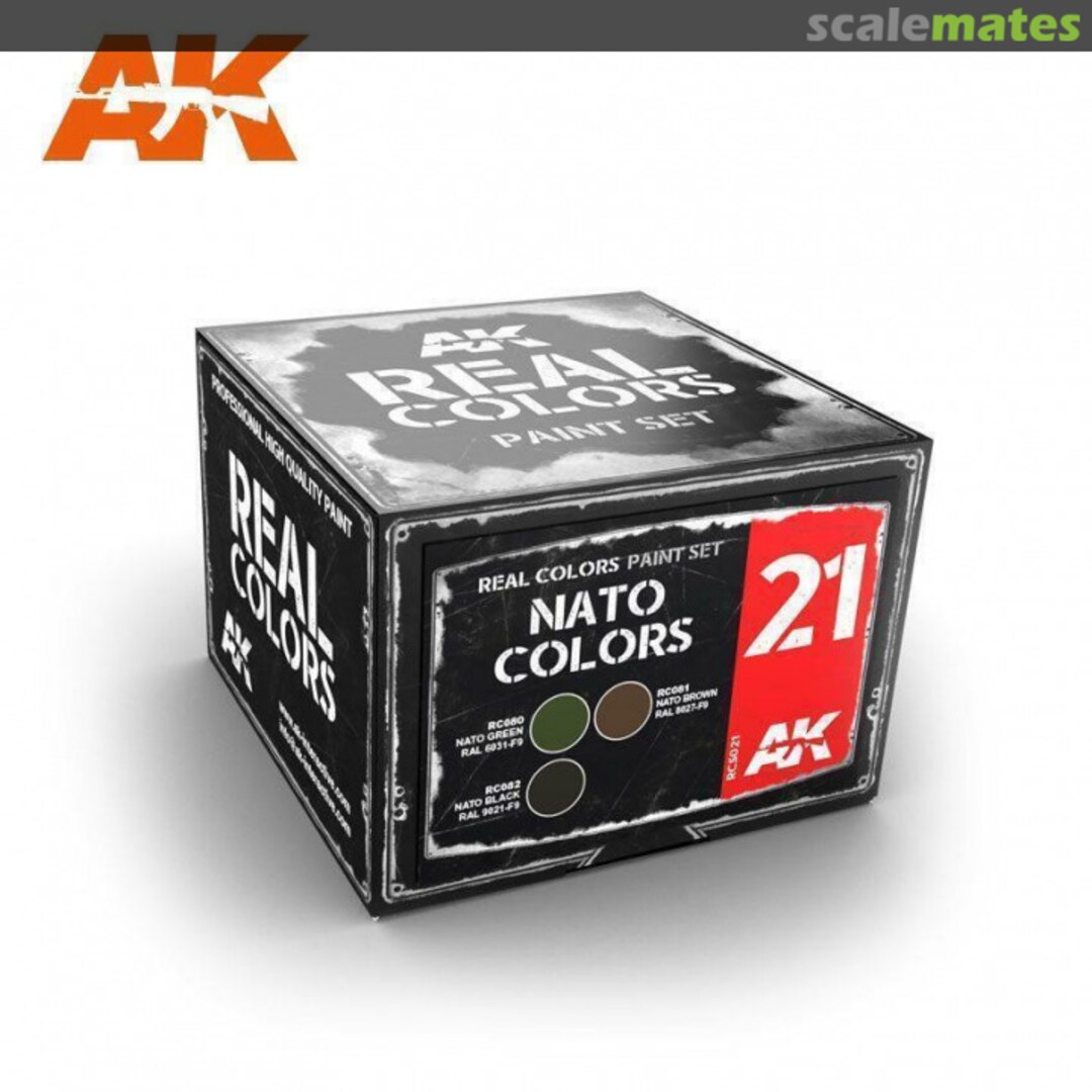 Boxart NATO Colors RCS021 AK Real Colors