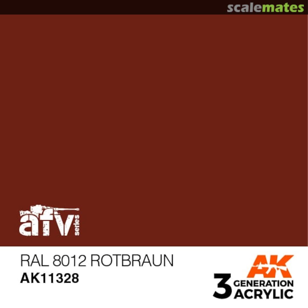 Boxart RAL 8012 Rotbraun AK 3rd Generation - AFV Boxart RAL 8012 Rotbraun AK 3rd Generation - AFV