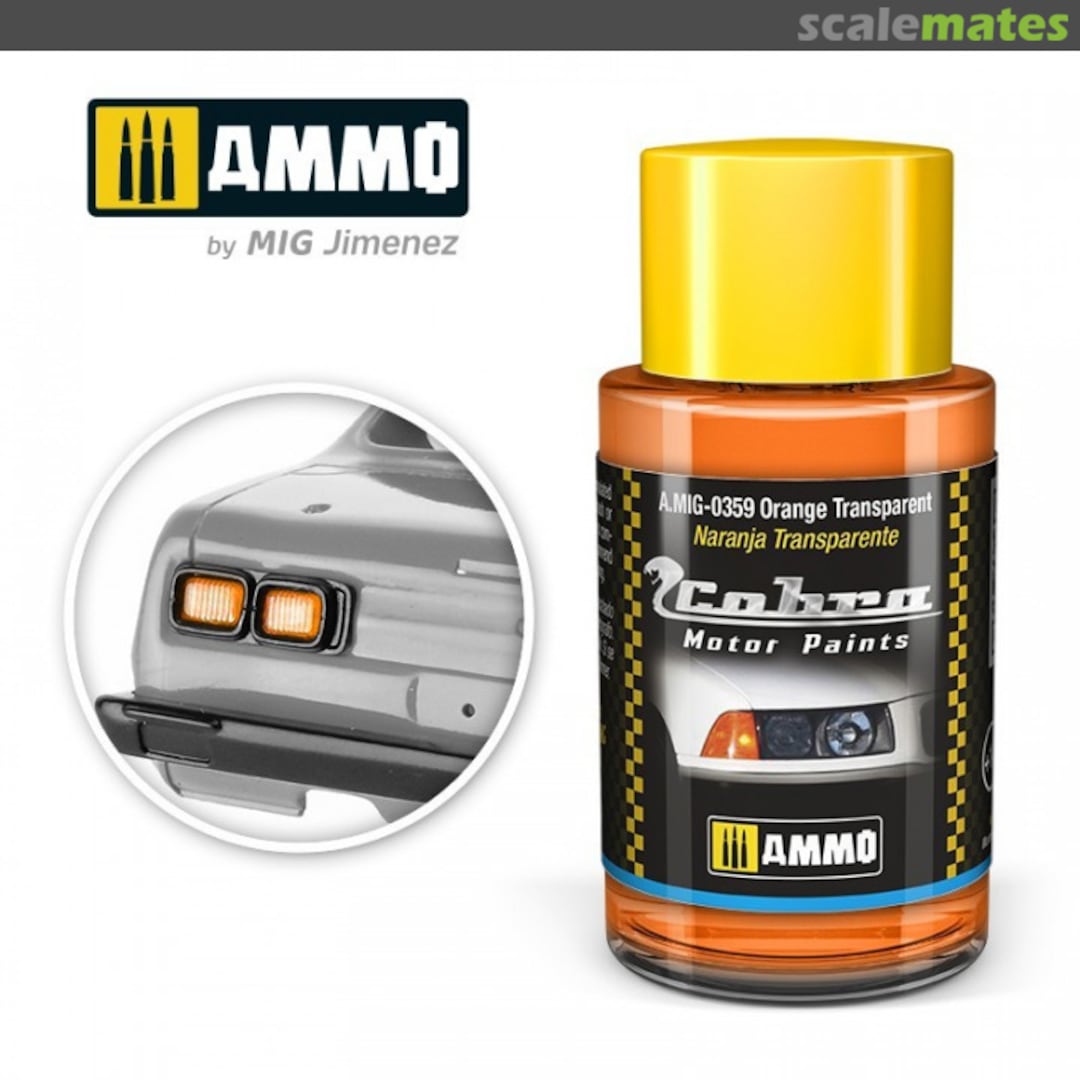 Boxart Orange Transparent  Cobra Motor Paints