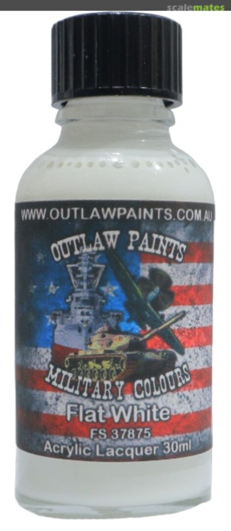 Boxart US Military Colour - Flat White FS37875 OP158MIL Outlaw Paints Boxart US Military Colour - Flat White FS37875 OP158MIL Outlaw Paints