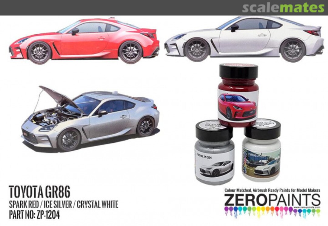 Boxart Toyota GR86 Spark Red  Zero Paints