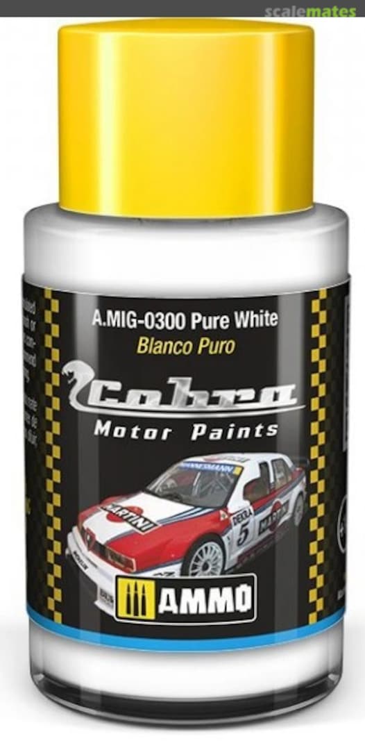 Boxart Pure White A.MIG-0300 Cobra Motor Paints Boxart Pure White A.MIG-0300 Cobra Motor Paints