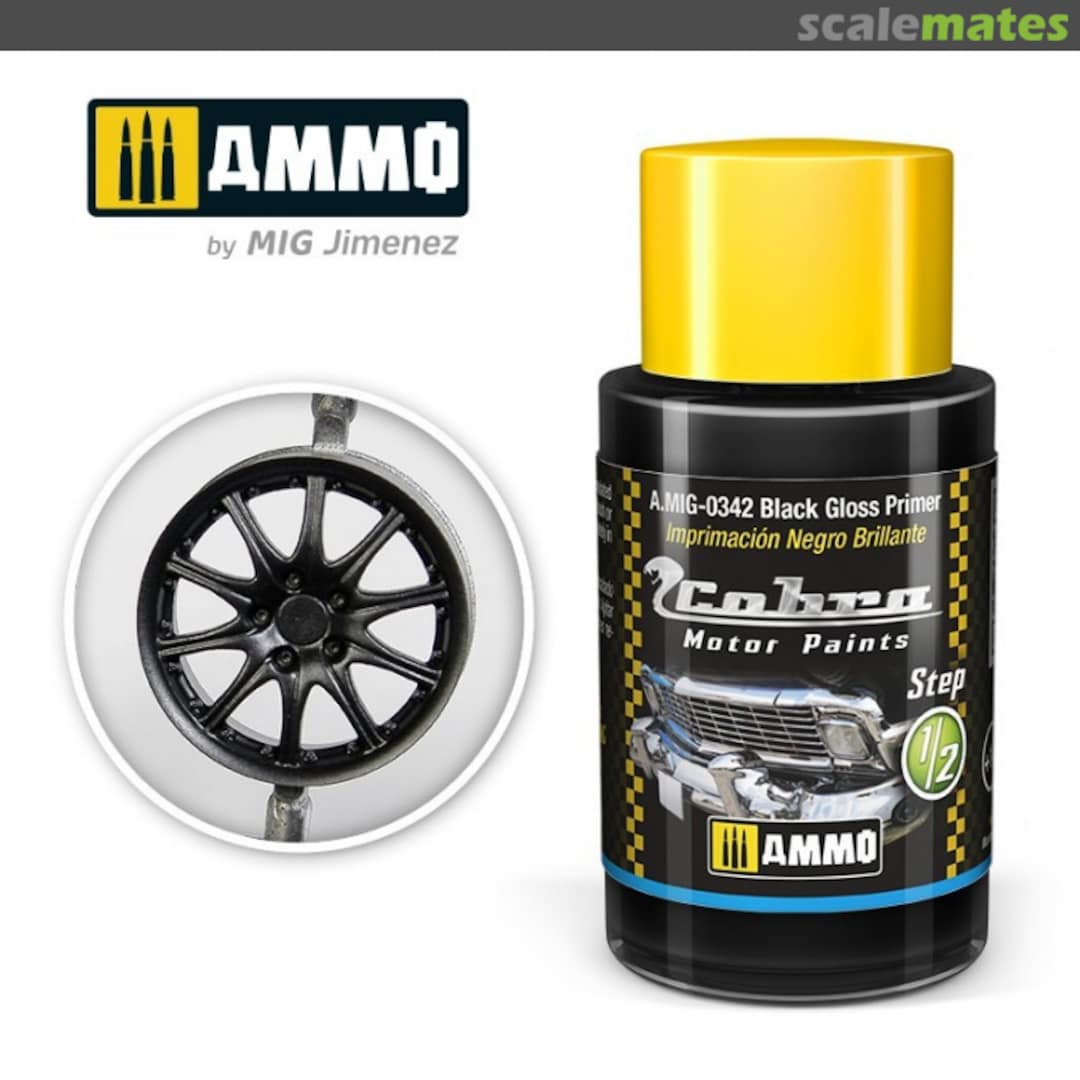 Boxart Black Gloss Primer  Cobra Motor Paints