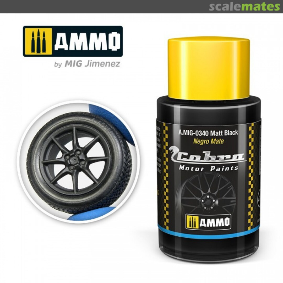 Boxart Matt Black  Cobra Motor Paints