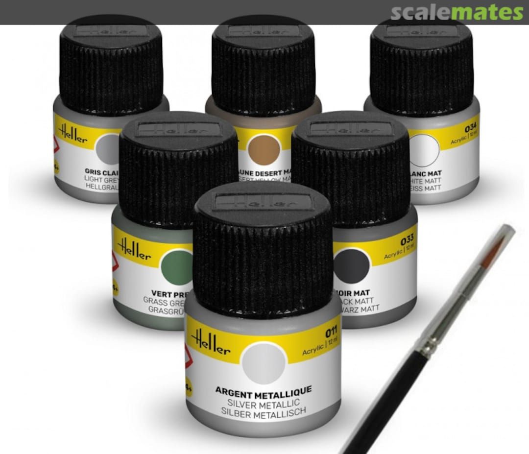 Boxart Colour Set Military Aircraft  Heller Acrylic