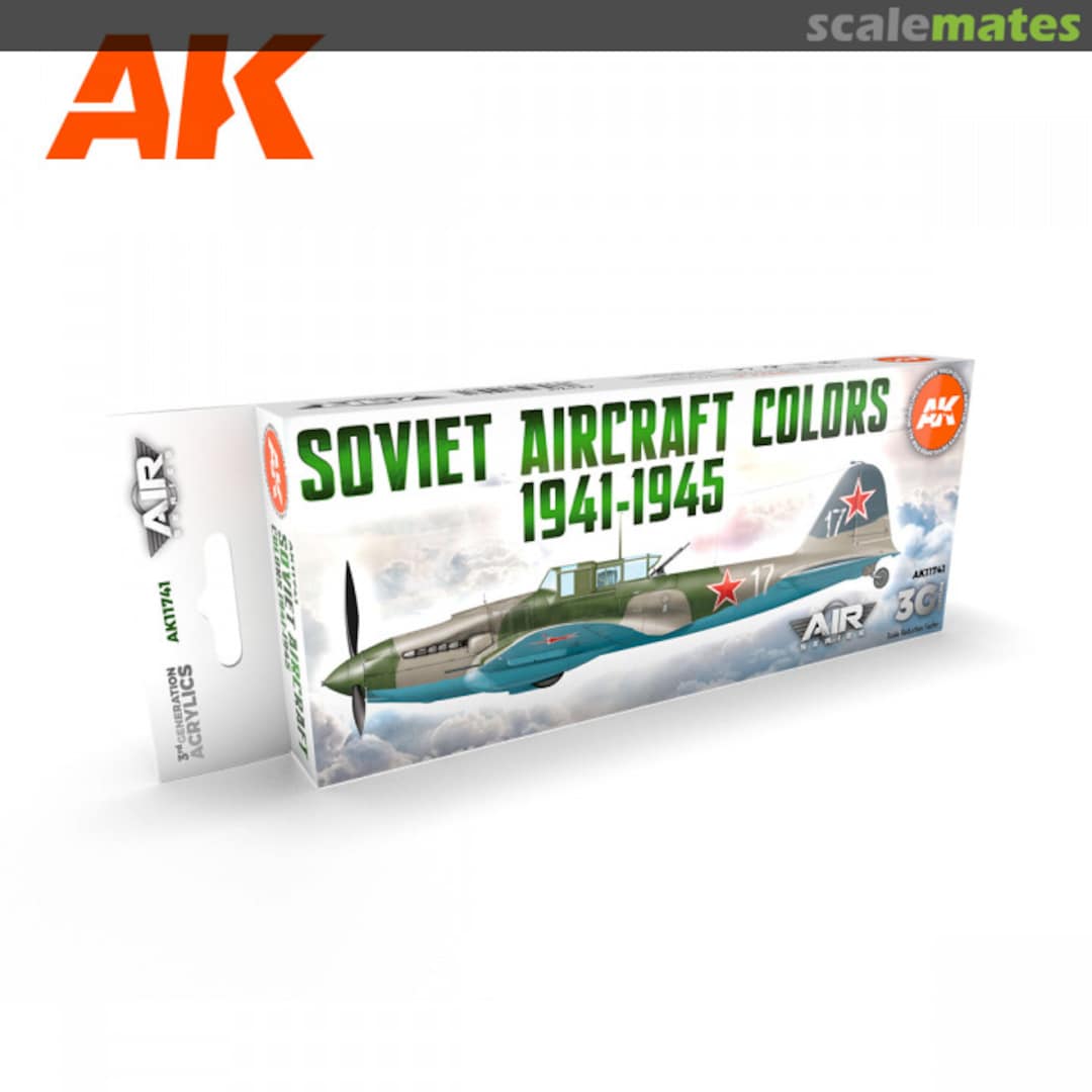 Boxart Soviet Aircraft Colors 1941-1945 AK 11741 AK 3rd Generation - Air