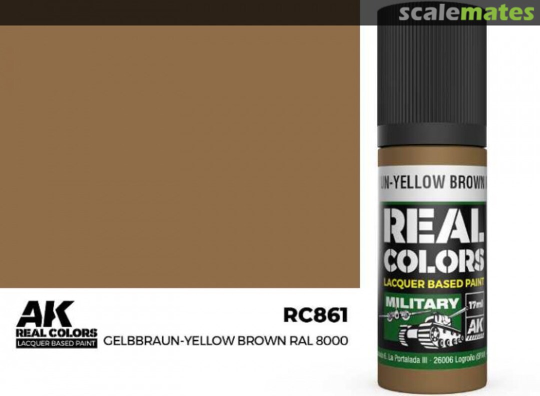 Boxart Gelbbraun-Yellow Brown RAL 8000 AK Real Colors Boxart Gelbbraun-Yellow Brown RAL 8000 AK Real Colors