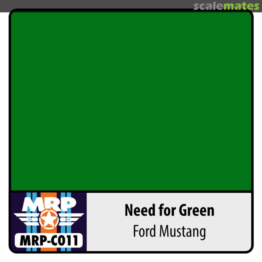 Boxart Need for Green - Ford Mustang MRP-011 MR.Paint Boxart Need for Green - Ford Mustang MRP-011 MR.Paint