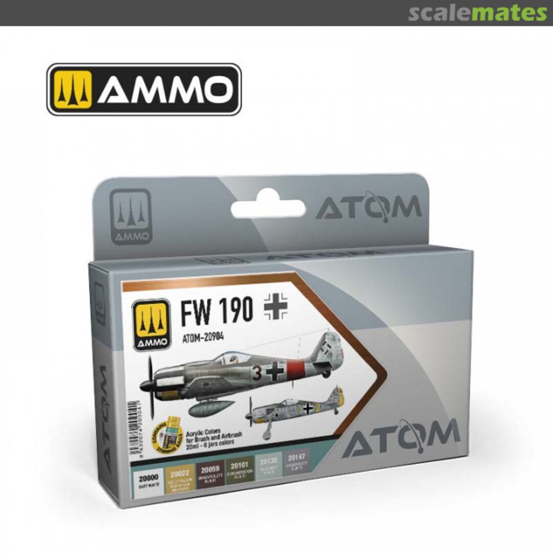Boxart FW 190 Colors Set  ATOM