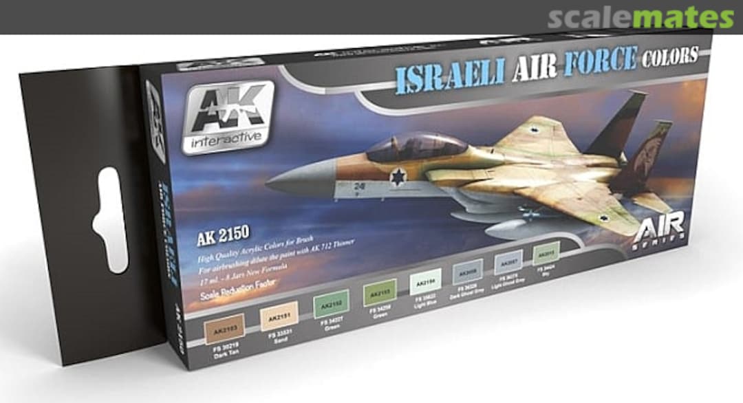 Boxart Israeli Air Force Colors  AK Interactive Air Series