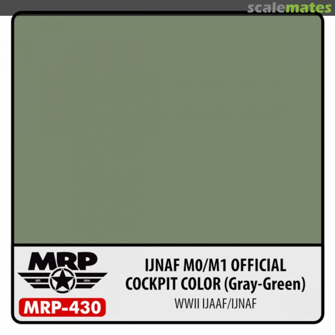 Boxart IJNAF M0/M1 Official Cockpit Color (Gray Green) (WWII) MR.Paint Boxart IJNAF M0/M1 Official Cockpit Color (Gray Green) (WWII) MR.Paint