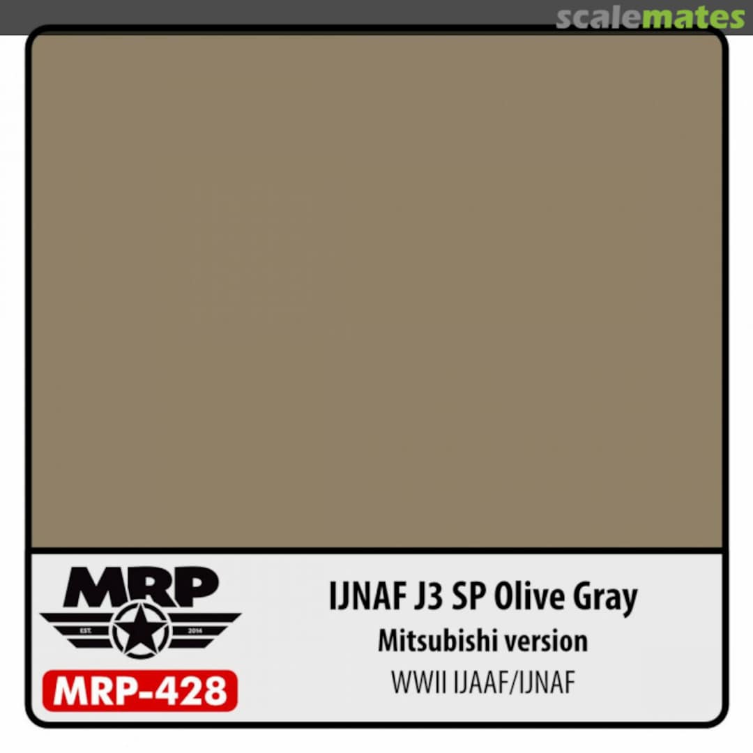 Boxart IJNAF J3 SP Olive Gray (Mitsubishi Special Paint) (WWII) MR.Paint Boxart IJNAF J3 SP Olive Gray (Mitsubishi Special Paint) (WWII) MR.Paint
