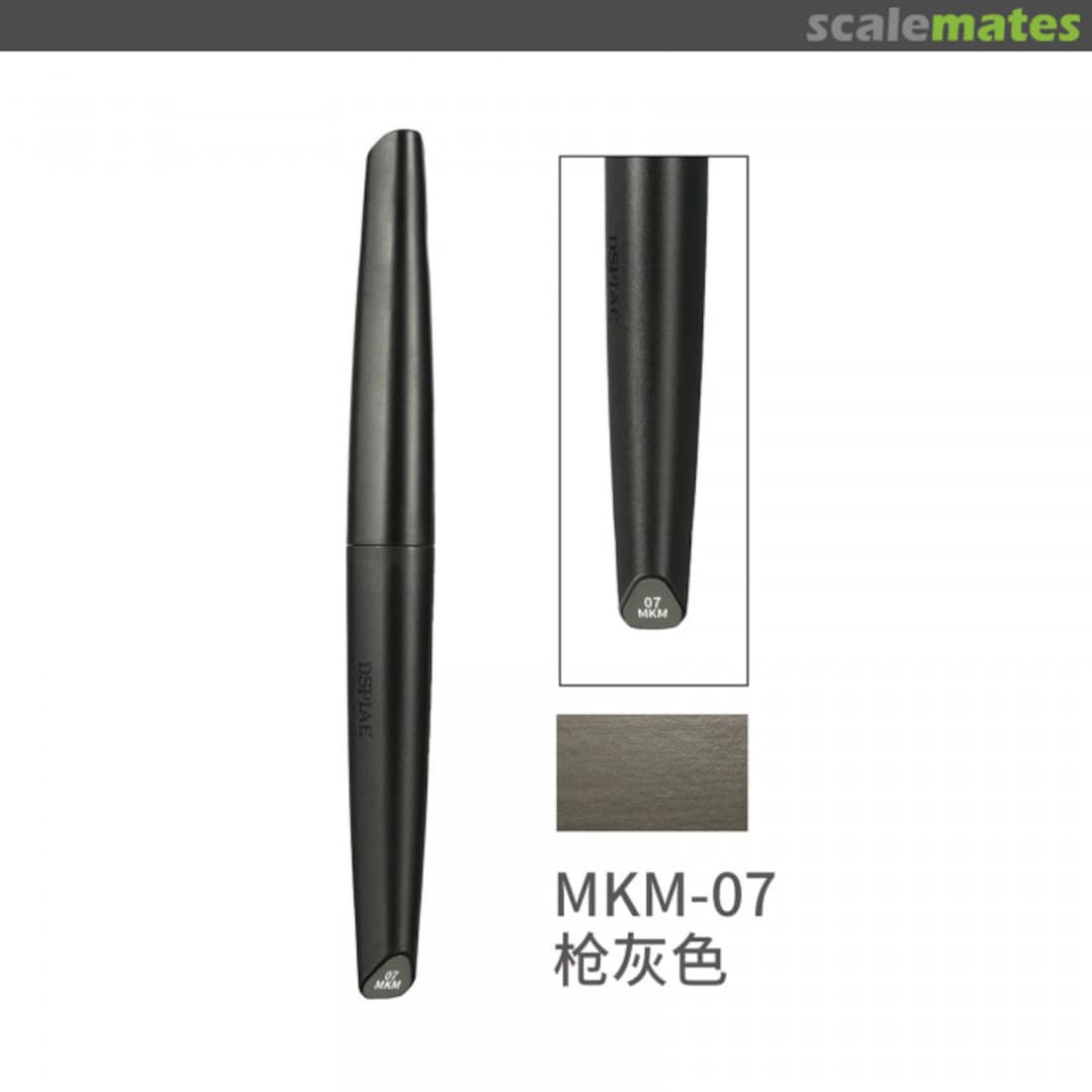 Boxart Soft Tip Acrylic Marker Water Based - Metallic Grey MKM-07 DSPIAE Soft Tipped Markers