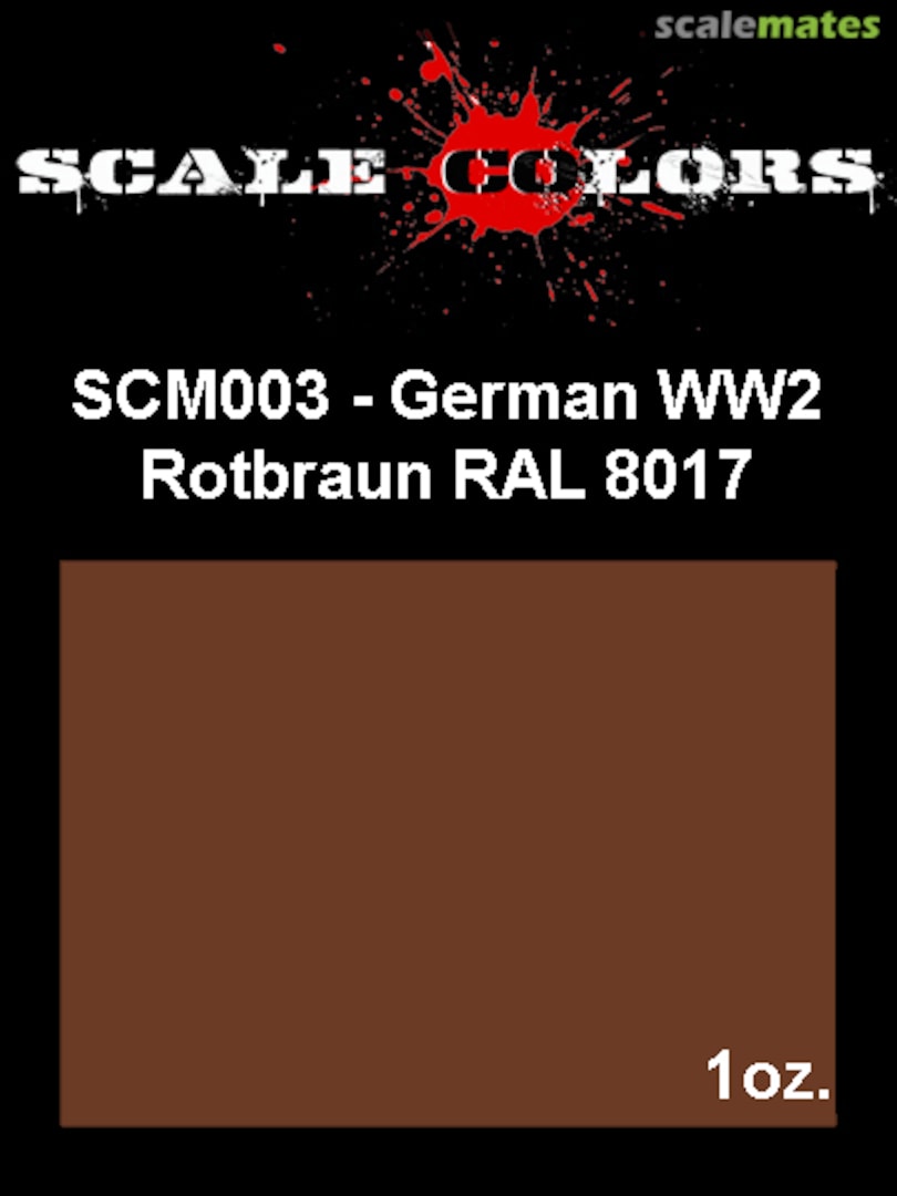 Boxart Panzer Rotbraun RAL 8017 SCM003 Scale Colors Boxart Panzer Rotbraun RAL 8017 SCM003 Scale Colors