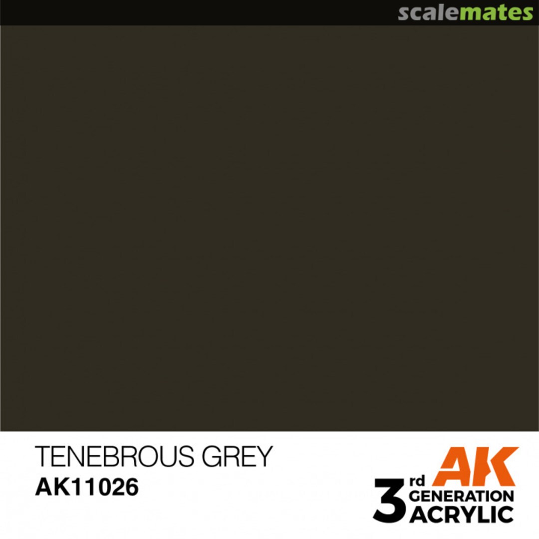 Boxart Tenebrous Grey - Standard AK 3rd Generation Boxart Tenebrous Grey - Standard AK 3rd Generation