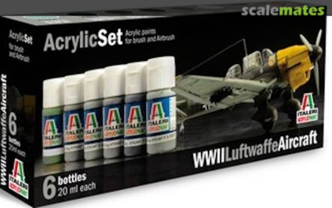 Boxart WWII Luftwaffe aircraft 436AP Italeri Acrylic Paint