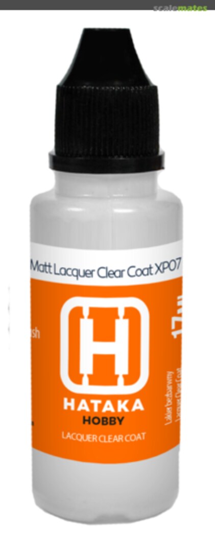 Boxart Matt Lacquer Clear Coat HTK-XP07 Hataka Hobby Orange Line