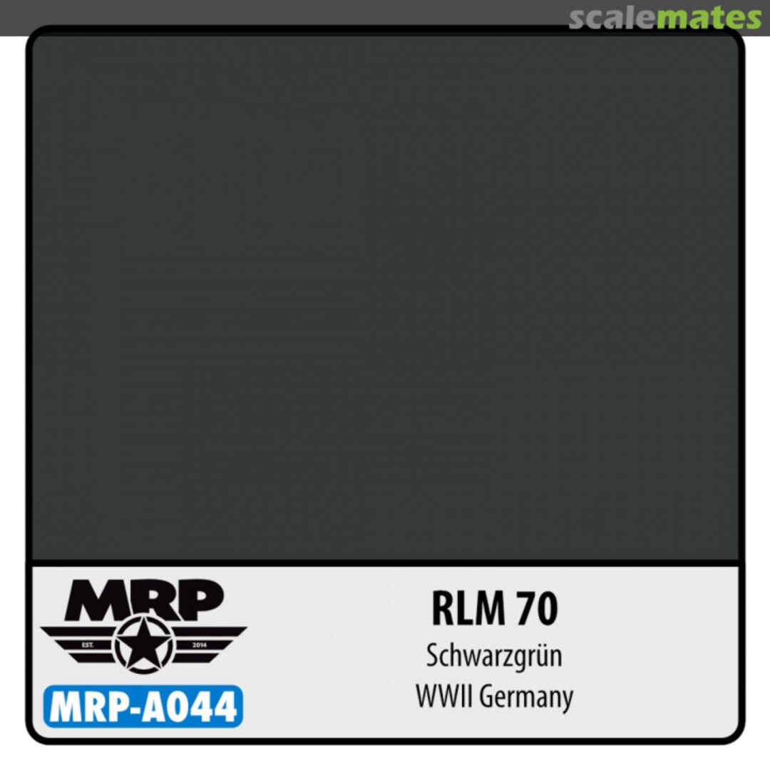 Boxart RLM 70 Schwarzgrun - WWII Germany MR.Paint Boxart RLM 70 Schwarzgrun - WWII Germany MR.Paint