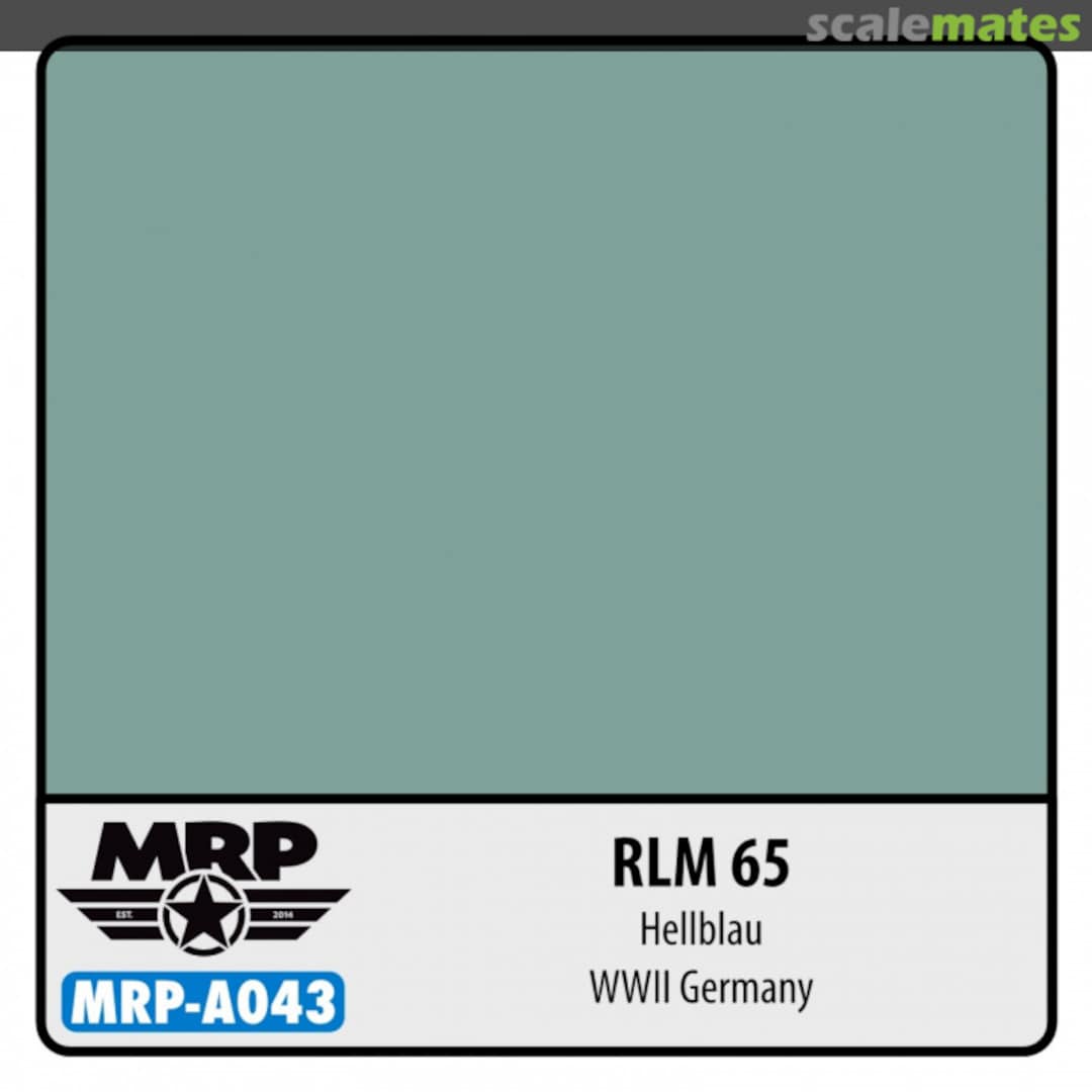 Boxart RLM 65 Hellblau - WWII Germany MR.Paint Boxart RLM 65 Hellblau - WWII Germany MR.Paint