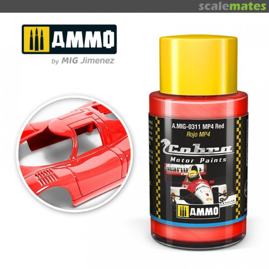 Boxart MP4 Red A.MIG-0311 Cobra Motor Paints