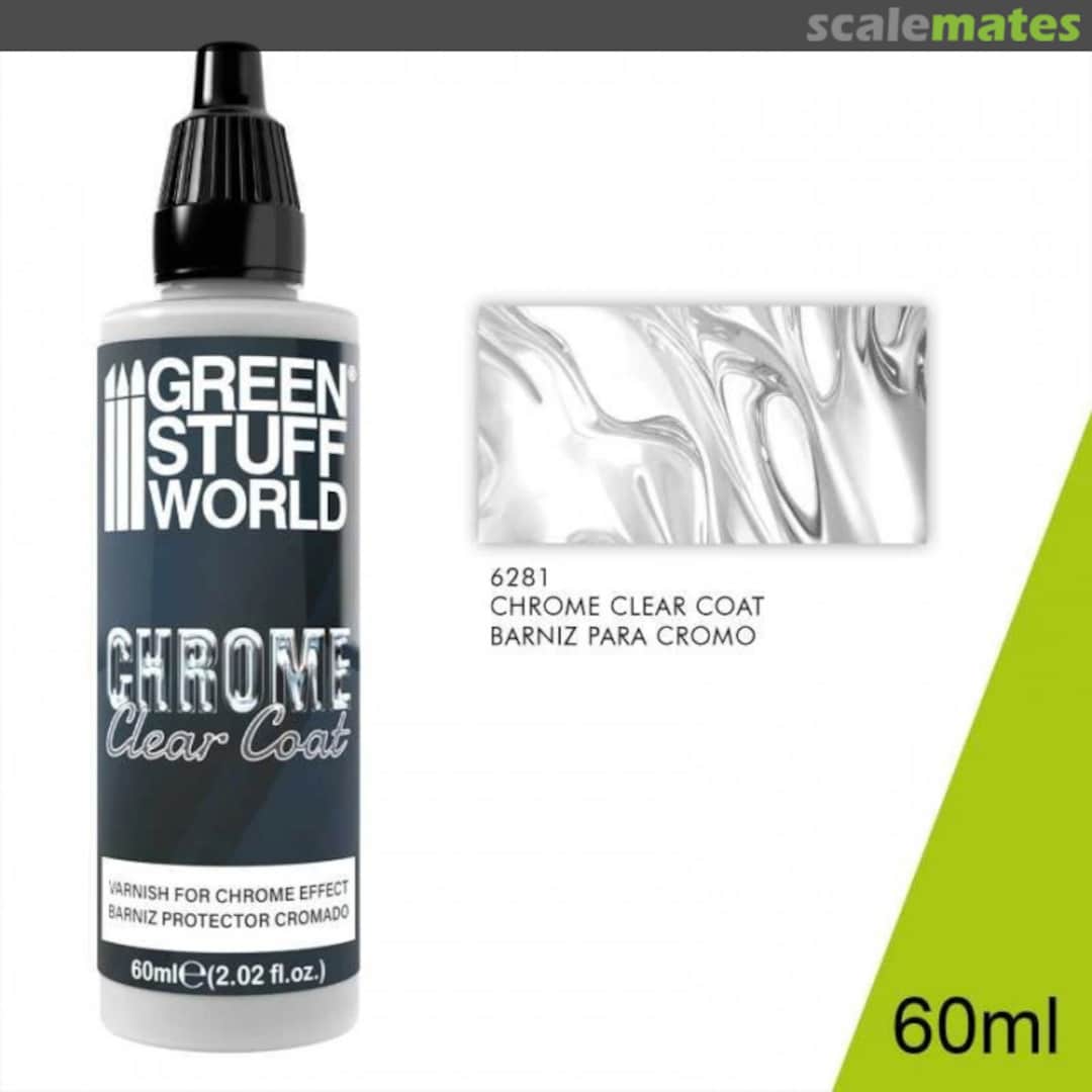 Boxart Chrome Clear Coat - Varnish for Chrome Effect Green Stuff World Boxart Chrome Clear Coat - Varnish for Chrome Effect Green Stuff World