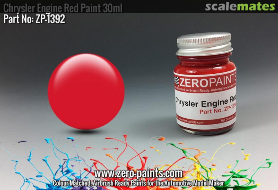 Boxart Chrysler USA Engine Red  Zero Paints
