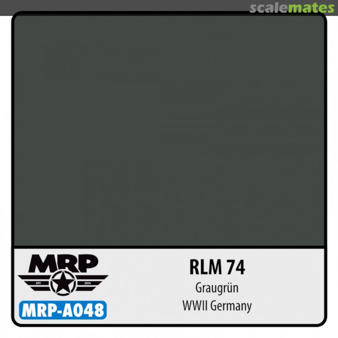 Boxart RLM 74 Graugrun - WWII Germany MR.Paint Boxart RLM 74 Graugrun - WWII Germany MR.Paint