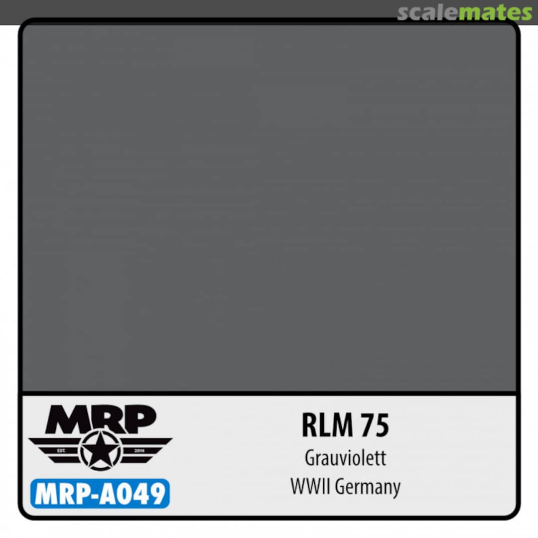 Boxart RLM 75 Grauviolet - WWII Germany MR.Paint Boxart RLM 75 Grauviolet - WWII Germany MR.Paint