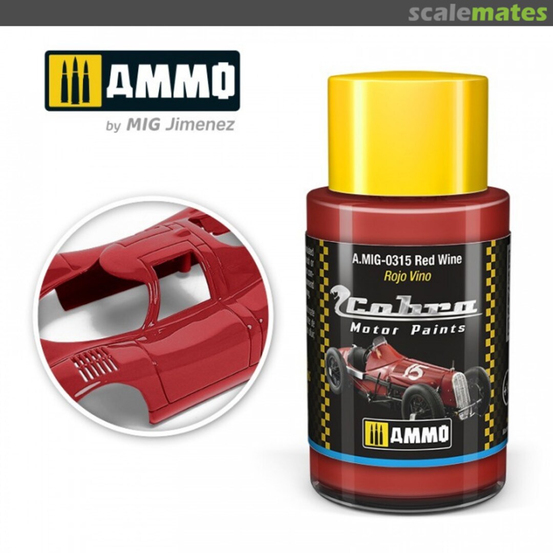 Boxart Red Wine A.MIG-0315 Cobra Motor Paints