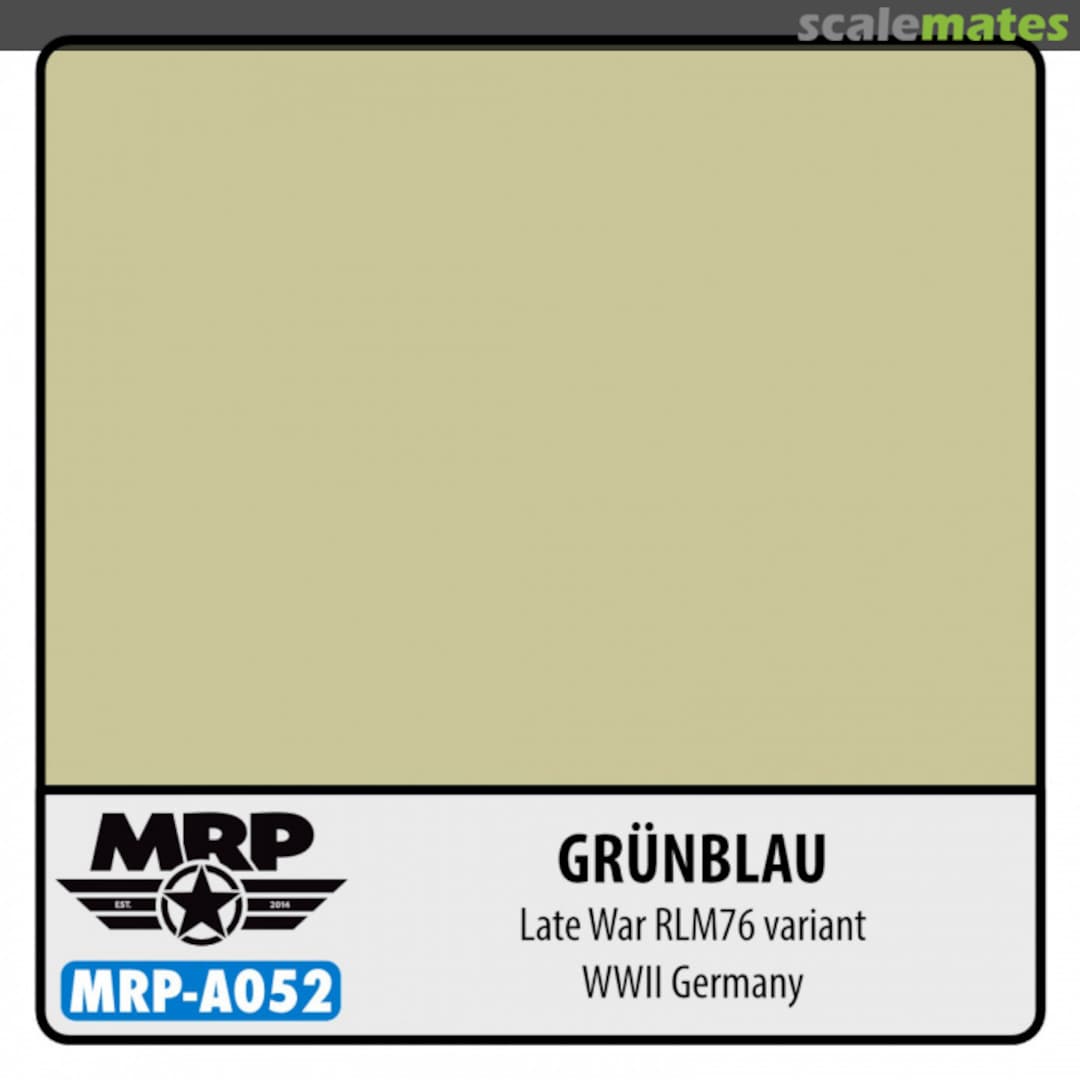 Boxart RLM 76 Grunblau late war variant - WWII Germany MR.Paint Boxart RLM 76 Grunblau late war variant - WWII Germany MR.Paint