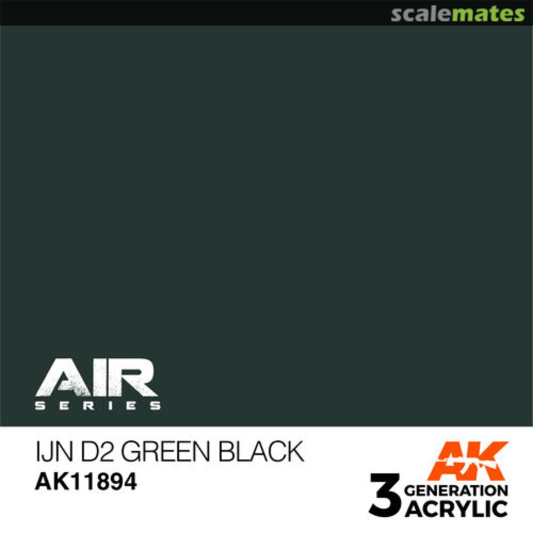 Boxart IJN D2 Green Black AK 3rd Generation - Air Boxart IJN D2 Green Black AK 3rd Generation - Air