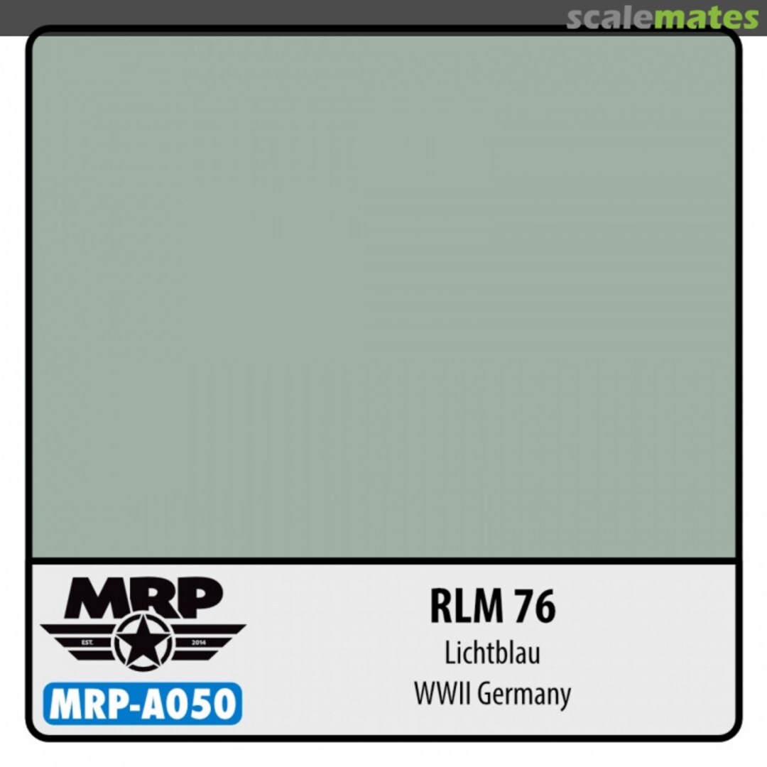 Boxart RLM 76 Lichtblau - WWII Germany MR.Paint Boxart RLM 76 Lichtblau - WWII Germany MR.Paint